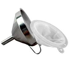 Small mesh funnel strainers,set of 5,sieves,kitchen utensil,2.5 round strainer,rustic kitchen,farmhouse kitchen,primitive,canning supplies. Stainless Steel Funnel With Fine Mesh Strainer Metal Hopper With Handle Kitchen Strainer Funnel Food Filter Jam Buy Online In Japan At Desertcart Jp Productid 208826722