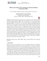 Hrms is part of the peoplesoft system nova currently uses for the student information system (sis) and the administrative information system (ais). Human Resource Management Cloud Service Platform Download Scientific Diagram