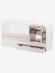 Lit Bebe 4 En 1 Evolunid Blanc Vertbaudet