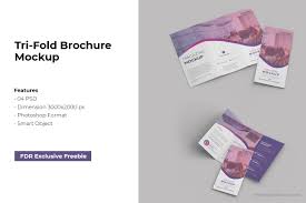 Tri Fold Brochure Mockup Free Design Resources