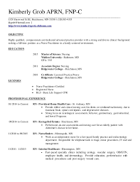 Family Nurse Practitioner Resume