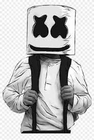 Marshmello, dj, music, singer, white, white background. Marshmello Sticker Marshmello Pics Hd Download Clipart 1387396 Pikpng