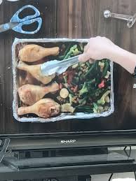 Pioneer Woman Chicken Sheet Pan Chicken Dinner 1 4 Cup Soy Sauce 2t Peanut Oil Or Other Oil 2t Honey Ginge Pan Chicken Sheet Pan Recipes Sheet Pan Dinners