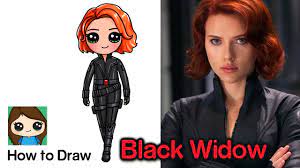 Our techniques are simple enough for beginner artists and young kids. How To Draw Black Widow The Avengers Youtube