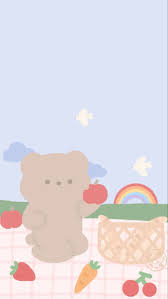 Kawaii (かわいい) is a japanese term and aesthetic referring to the unique concept affirming childish and pretty things that make your heart flutter. Picnic Wallpaper Kartun Kartu Lucu Ilustrasi Karakter