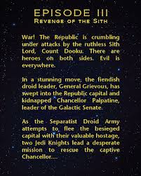 Episode 3 Revenge Of The Sith Star Wars Movies Each Episode Etsy Star Wars Movie Empire Strike Star Wars Nursery