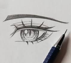 Anime eyes are only made up of a few basic shapes and they don't have a lot of detail, so they're actually pretty simple to draw. Pin On Sketch Tips