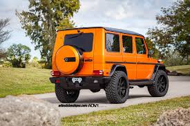 Orange Fever Mercedes G Wagen On Adv1 Off Road Wheels Mercedes G Mercedes Mercedes G Wagen
