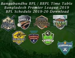 Bangabandhu Bpl Schedule Bbpl Time Table Bpl Schedule 2019 20 Download Bangladesh Premier League 2019 20