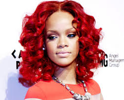 Various styles of rihanna dark red hair color name in rich color here all nice your look. Rihanna Her Extraordinary Hairstyle Look Design Press