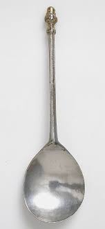 Acorn Knop Spoon The Cloisters 15th C Antique Collection Metal Working Vintage Silver