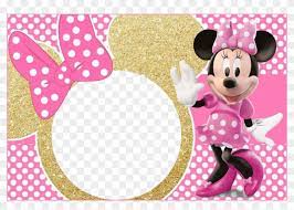 Used tokyo disney land limited minnie mouse sequins pink gold head band. Minnie Mouse Micky Pink Gold Minnie Mouse Birthday Background Clipart 3607790 Pikpng