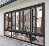 Wooden Color Double Glazed UPVC Aluminum Sliding Window