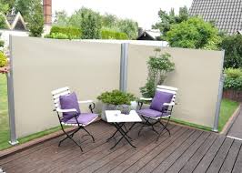 Ideen für einen kreativen sichtschutz im garten. Doppel Seitenmarkise Windschutz Und Sichtschutz Ausziehbar Fur Den Garten Wind Und Sichtschutz Garteneinrichtung Und Dekoration Gartenfachmarkt24