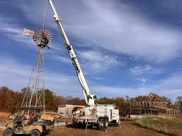 Near Perry MO. It was a fun job. We hooked up to a 358' well