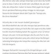 Jangan pernah kau katakan bahawa cintaku terlarang karna tak ada yang tahu arti cinta sesu. Ibu Aku Janda Sudah 24tahun Satu Hari Ibu Terus Terang Status Kelahiran Kenapa Aku Tak Berbinti Ayah Sendiri Kisah Benar Today