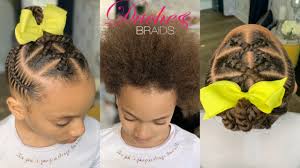 This african hair braiding hairstyle gives your kid's hair an elegant look. How To Simple Kids Braid Styles Youtube