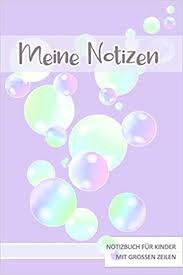 Meine Notizen Notizbuch Fur Kinder Mit Grossen Zeilen Lila Bubbles Seifenblasen 90 Seiten German Edition Designs Diam Nd 9781791874087 Amazon Com Books