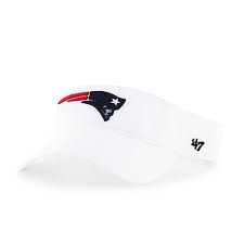 New England Patriots Clean Up Visor White 47 Brand Adjustable Hat 47 Brand Adjustable Hat Detroit Game