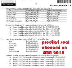 Soal un ekonomi dan pembahasannya pdf. Prediksi Soal Un Ekonomi Sma 2018 Dan Pembahasannya Info Pendidikan Terbaru