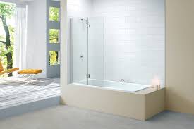 Two Panel Hinged Bath Screen Ionic Showering Bath Screens Contemporary Shower Shower Enclosure
