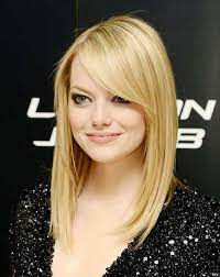 25 Latest Long Bobs For Round Faces Bob Haircut And Hairstyle Ideas Hair Styles Emma Stone Hair Straight Blonde Hair