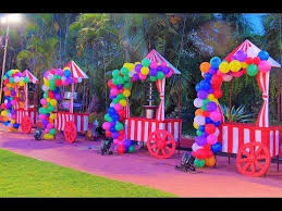 12pcs carnival circus party decorations,circus carnival party gift bags,cut circus animals design goodie,paper treat bag for carnival circus baby shower kids themed birthday party favor supplies. Carnival Themed Decor Behind The Scenes Youtube Carnival Birthday Party Theme Carnival Themed Party Carnival Birthday Parties