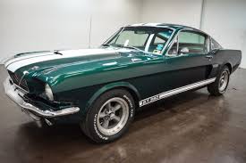 1965 Ford Mustang Fastback Gt350 Clone Green Black Ford Mustang Fastback Ford Mustang Mustang Fastback