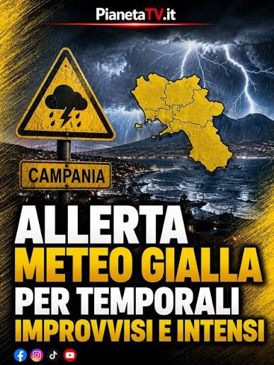 Campania. Scatta l'allerta meteo Gialla oggi 8 agosto: attenzione in Penisola  Sorrentina e Costiera Amalfitana https://www.positanonews.it/2026/08/ campania-scatta-lallerta-meteo-gialla-oggi-8-agosto-attenzione-in-penisola- sorrentina-e-costiera ...