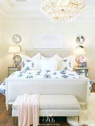 After a while, white walls get blasé, and neutral rooms feel overplayed. Blue Pink And White Bedroom Randi Garrett Design