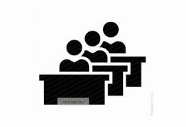 Find the perfect classroom vector vectors black & white image. Students In Classroom Icon Transparent Png Download 69435 Vippng