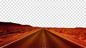 Landscape Asphalted Road In Between Desert Land Illustration Transparent Background Png Clipart Hiclipart Winding road highway path long street vector. landscape asphalted road in between