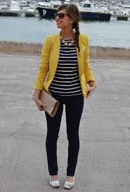Black And White Striped Shirt Outfit Ideas All At Sea Micro Macrame Bracelet Pattern Tutorial Fashion Yellow Jacket Outfit Casual Outfits