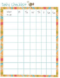 Printable Perfect For Scheduling Summer Days Children
