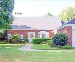 Maybe you would like to learn more about one of these? White Painted Brick House Edesign Before After Edesign