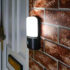 Currently, the best battery powered led light is the energizer professional puck. Outdoor Battery Security Wall Light With Pir White Leds