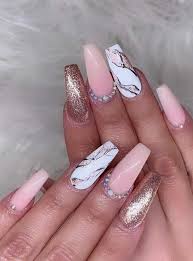 10 easy glitter nail ideas! Marble Nail Art Designs To Try This Spring Summer