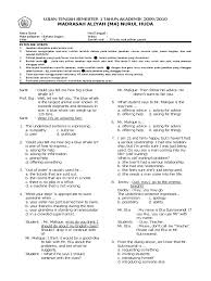 Materi suggestion and offer tersebut juga dilengkapi dengan soal latihan berbentuk melengkapi dialog. 44901187 Soal Bahasa Inggris Kelas 11 Doc Tornado Earth Sciences