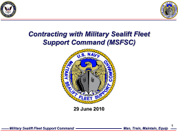 Contracting Withmilitary Sealift Command