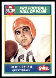 1989 Hall of Fame Green #26 Otto Graham HOF RARE Cleveland Browns