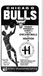 Wsns Tv Channel 44 Ad For The Chicago Bulls Classic Television Chicago Tv Guide