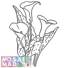 Robin teen titans go coloring pages to print. Lilies Flowers Drawing Flower Drawing Calla Lily Flowers