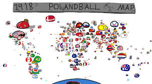 Art can only be a single panel. Centennial Unofficial Polandball World Map 1918 Polandball