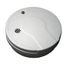 When smoke enters the sensor chamber, the current of the ionizing radiation is disrupted, which triggers the alarm. Kidde I9050 Battery Operated Smoke Alarm