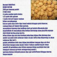 Continue reading resepi kuih batang buruk asli. Resepi Buah Rotan Rangup Sukatan Cawan Aneka Resepi Bunda