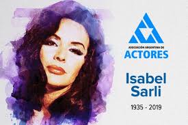 FALLECIÓ LA ACTRIZ ISABEL SARLI | Asociación Argentina de Actores