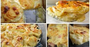 100 g di porro burro q.b. Patate Al Forno Cremose Con Besciamella E Formaggio Filante