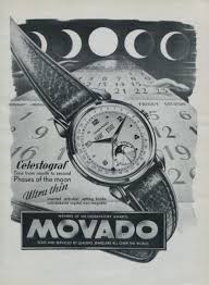 1951 Movado Watch Company Movado Celestograf Advert 1951 Swiss Ad Suisse Advert Movado Watch Vintage Watches Watch Companies