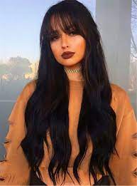 Waist Length Hair Dark Brown Straight Long Smooth Carefree Natural Synthetic Hair Capless Women Wig 26 Inches Hair Styles Long Hair Styles Long Hair With Bangs