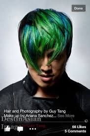 Blue Green Ombre Green Hair Men Mens Hair Colour Men Hair Color